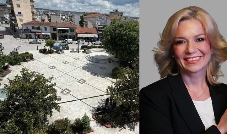 Η βιοκλιματική ανάπλαση στην πλατεία Λαγκαδά είναι μια από τις προτεραιότητες της δημάρχου, Νίκης Ανδρεάδου