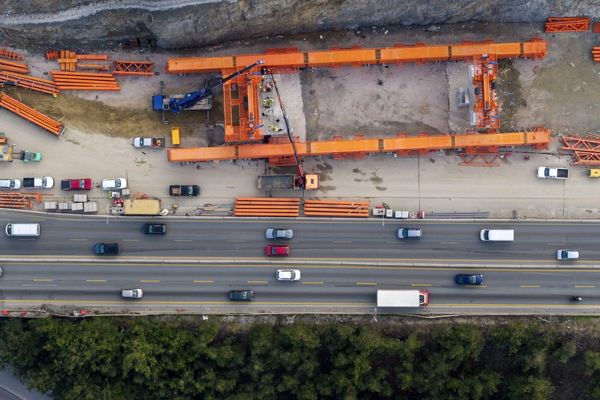 Εργασίες για την κατασκευή του Flyover/Φωτογραφία αρχείου
