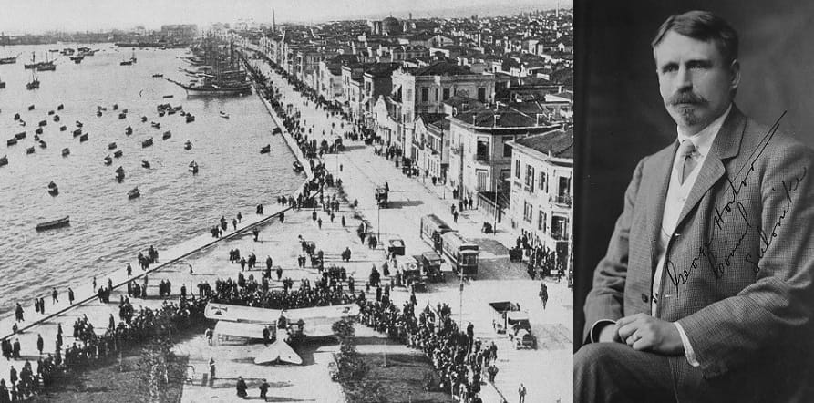 Η παραλία της Θεσσαλονίκης (National Geographic 1916) και ο George Horton στη Θεσσαλονίκη