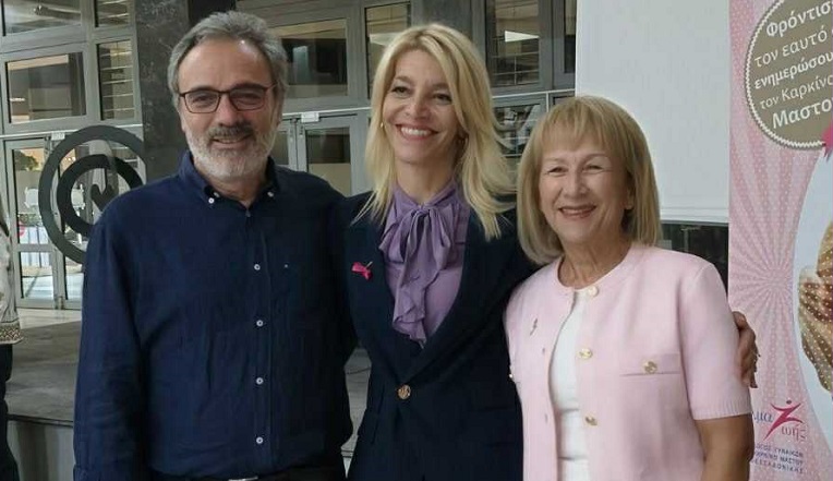 Ιωάννης Νατσιόπουλος, Αφροδίτη Νέστορα (στο κέντρο) και Κυριακούλα Δερεκενάρη