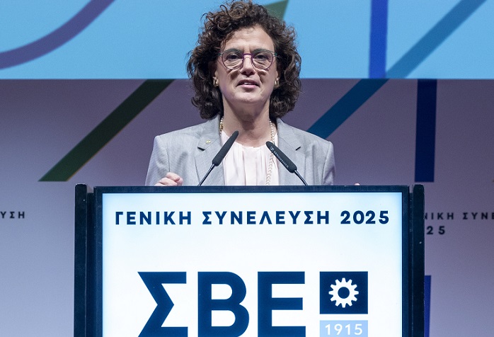 Λουκία Σαράντη, πρόεδρος ΣΒΕ