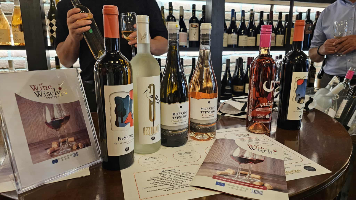 Wine Wisely, Enjoy Fully: Οι συνεταιρισμοί Τυρνάβου και Ν. Αγχιάλου ενώνουν δυνάμεις για την υπεύθυνη κατανάλωση οίνου