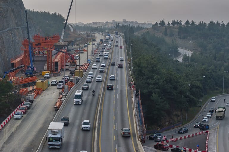 Εργασίες κατασκευής Flyover στη Θεσσαλονίκη/Φωτογραφία αρχείου