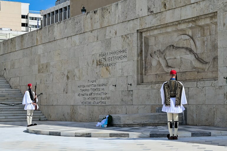 Το μνημείο του Αγνώστου Στρατιώτη
