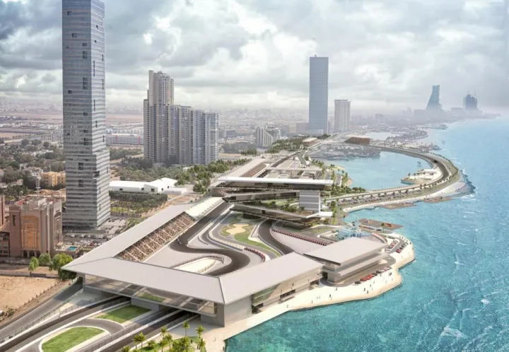 Η πίστα Formula 1 στη Jeddah της Σαουδικής Αραβίας
