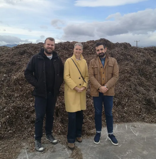 H Γενική Πρόξενος της Γερμανίας στη Θεσσαλονίκη, κα Monika Frank στην ΕΣΕΚ