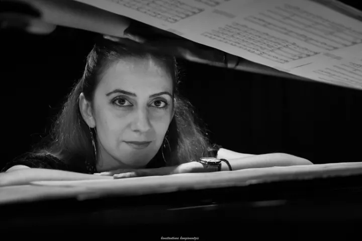 η πιανίστα Βαλέρια Χαριτίδου