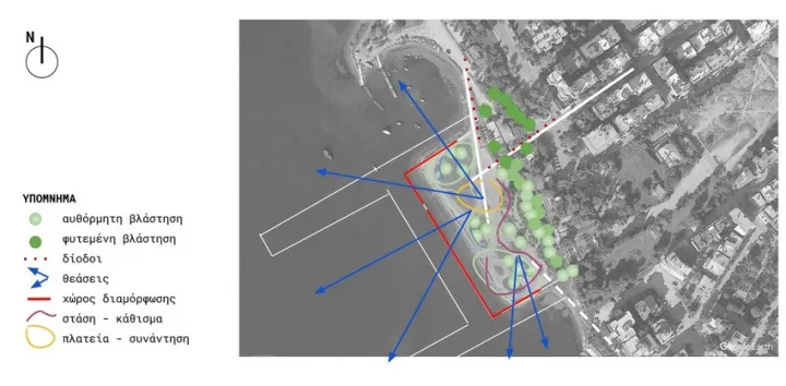 Χερσαία νησίδα στο αλιευτικό καταφύγιο Νέας Κρήνης